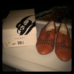 !!! Nine west cognac shoes